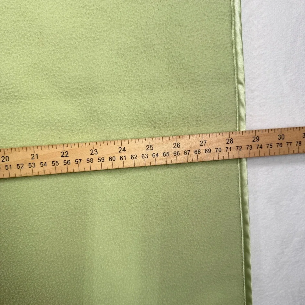 Carters Baby Blanket Sage Green Fleece Giraffe Duck Satin Trim 33108AF Nursery